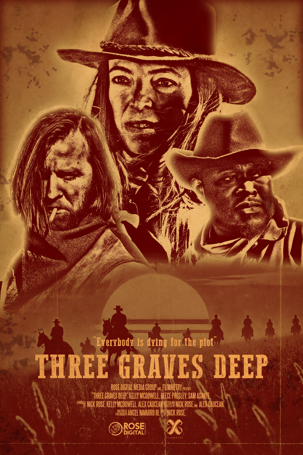 Filmposter for Three Graves Deep